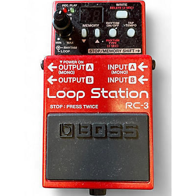 Used BOSS RC3 Loop Station Pedal
