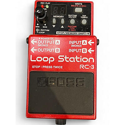 Used BOSS RC3 Loop Station Pedal