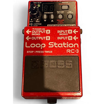 Used BOSS RC3 Loop Station Pedal