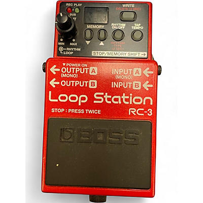 Used BOSS RC3 Loop Station Pedal