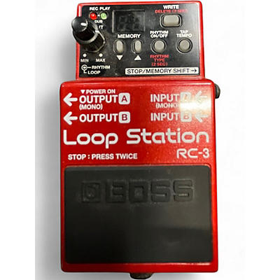 Used BOSS RC3 Loop Station Pedal