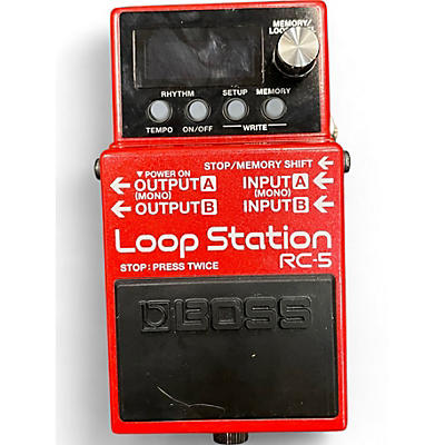 Used BOSS RC5 loop station Pedal