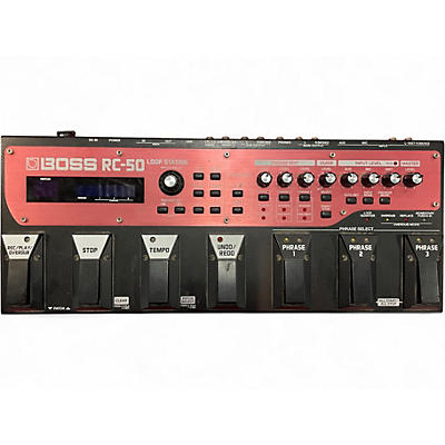 Used BOSS RC50 Loop Station Pedal