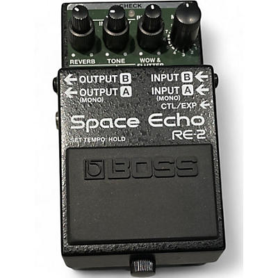 Used BOSS RE-2 SPACE ECHO Effect Pedal