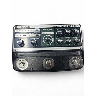 Used BOSS RE-202 SPACE ECHO Effect Pedal Package