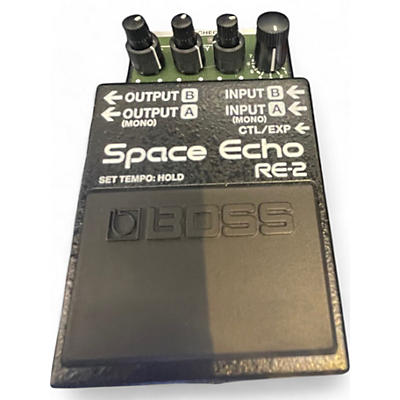 Used BOSS RE2 SPACE ECHO Effect Pedal