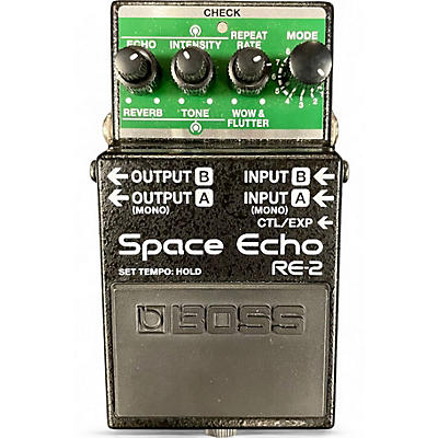 Used BOSS RE2 Space Echo Effect Pedal