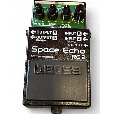 Used BOSS RE2 Space Echo Effect Pedal
