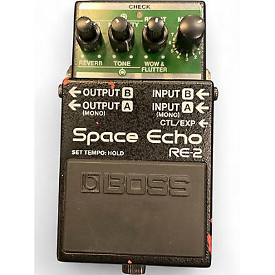 Used BOSS RE2 Space Echo Effect Pedal