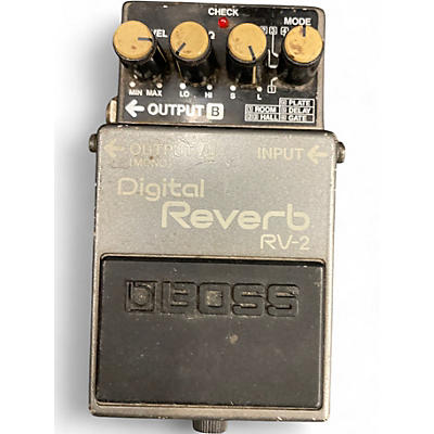 Used BOSS RV-2 Effect Pedal