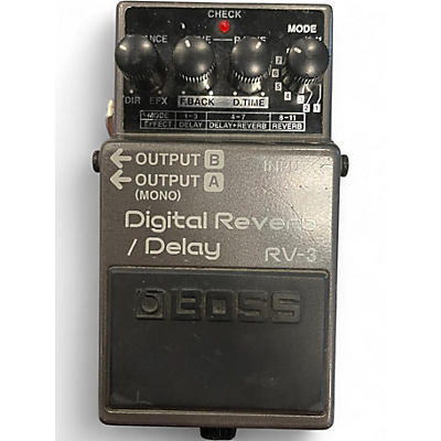 Used BOSS RV-3 Digital Reverb/Delay Effect Pedal