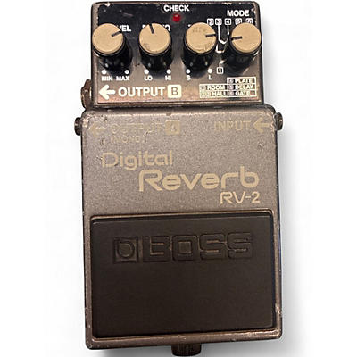 Used BOSS RV2 Digital Reverb Effect Pedal