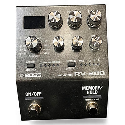 Used BOSS RV200 REVERB Effect Pedal