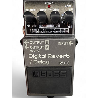 Used BOSS RV3 Digital Reverb Delay Effect Pedal