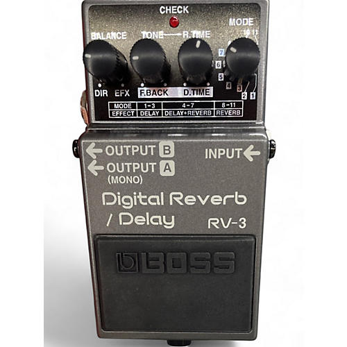 Used BOSS RV3 Digital Reverb Delay Effect Pedal