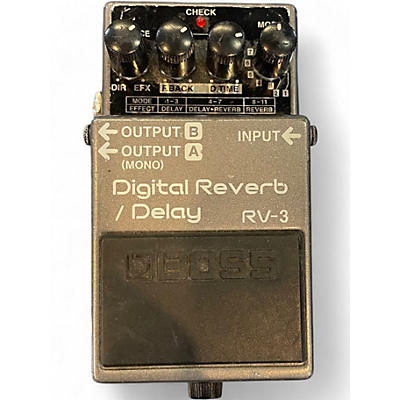 Used BOSS RV3 Digital Reverb Delay Effect Pedal