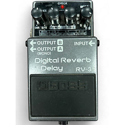 Used BOSS RV3 Digital Reverb Delay Effect Pedal