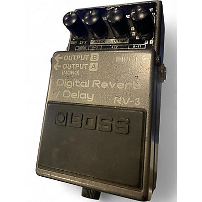 Used BOSS RV3 Digital Reverb Delay Effect Pedal