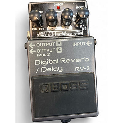 Used BOSS RV3 Digital Reverb Delay Effect Pedal
