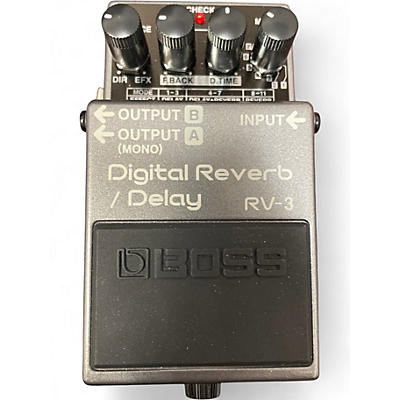 Used BOSS RV3 Digital Reverb Delay Effect Pedal