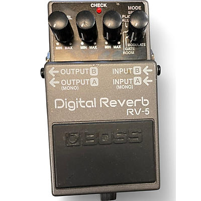 Used BOSS RV5 Digital Reverb Effect Pedal