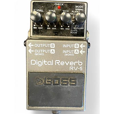 Used BOSS RV5 Digital Reverb Effect Pedal