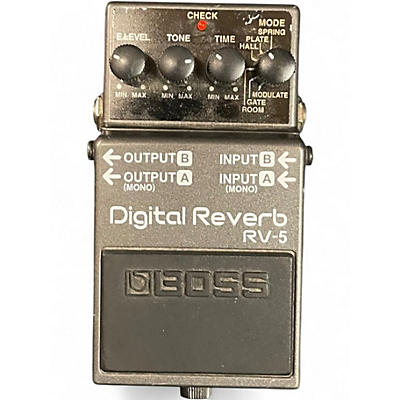 Used BOSS RV5 Digital Reverb Effect Pedal