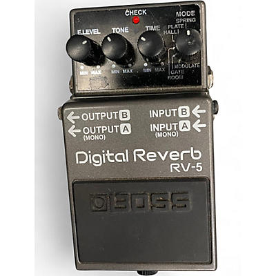 Used BOSS RV5 Digital Reverb Effect Pedal