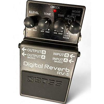 Used BOSS RV5 Digital Reverb Effect Pedal