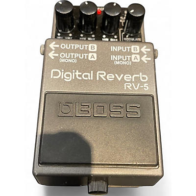 Used BOSS RV5 Digital Reverb Effect Pedal