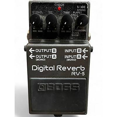 Used BOSS RV5 Digital Reverb Effect Pedal