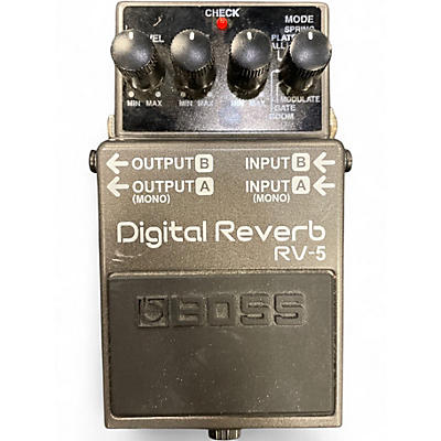 Used BOSS RV5 Digital Reverb Effect Pedal