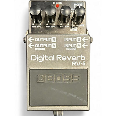 Used BOSS RV5 Digital Reverb Effect Pedal