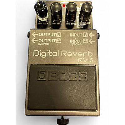Used BOSS RV5 Digital Reverb Effect Pedal