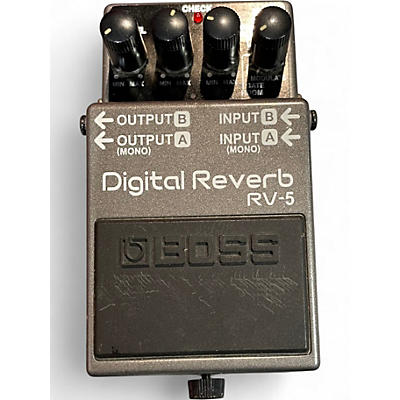 Used BOSS RV5 Digital Reverb Effect Pedal