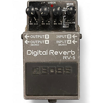 Used BOSS RV5 Digital Reverb Effect Pedal