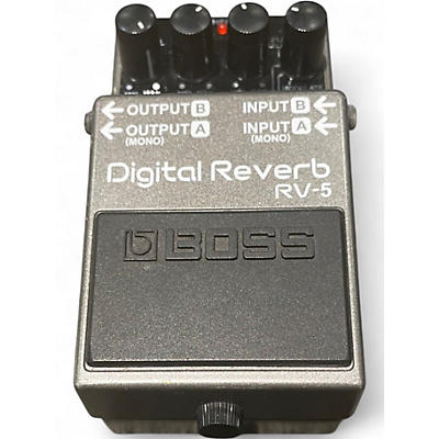 Used BOSS RV5 Digital Reverb Effect Pedal