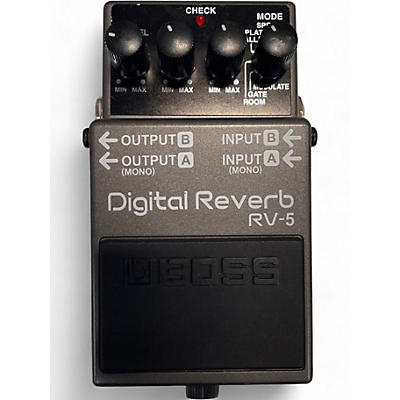 Used BOSS RV5 Digital Reverb Effect Pedal