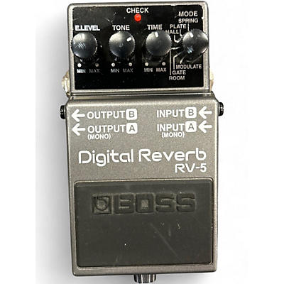 Used BOSS RV5 Digital Reverb Effect Pedal