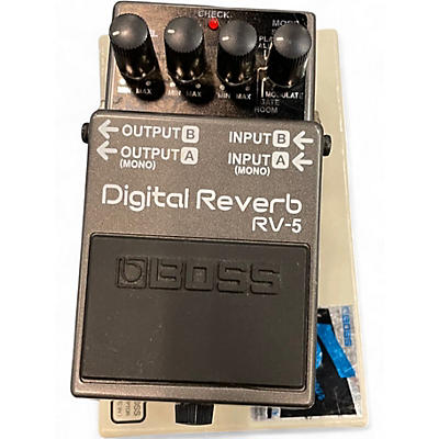 Used BOSS RV5 Digital Reverb Effect Pedal