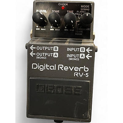 Used BOSS RV5 Digital Reverb Effect Pedal