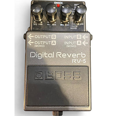 Used BOSS RV5 Digital Reverb Effect Pedal