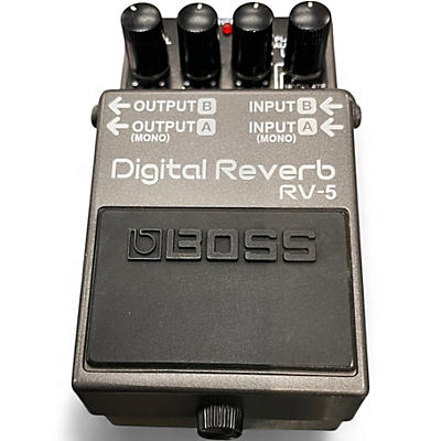 Used BOSS RV5 Digital Reverb Effect Pedal