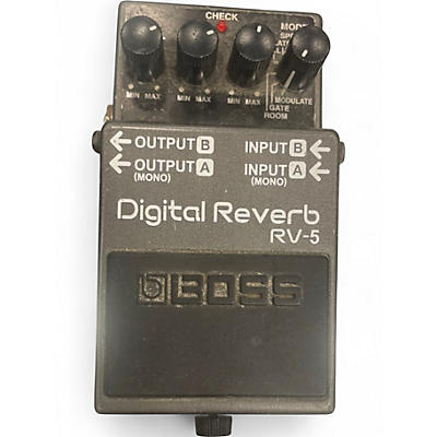 Used BOSS RV5 Digital Reverb Effect Pedal