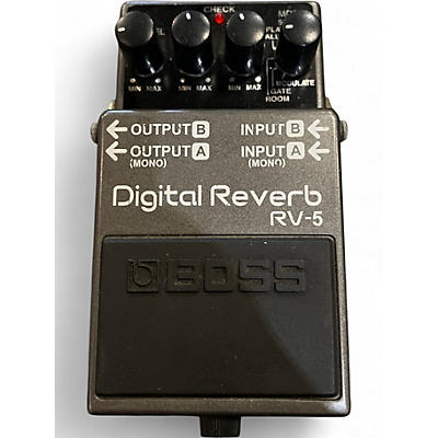 Used BOSS RV5 Digital Reverb Effect Pedal