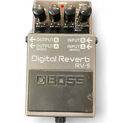 Used BOSS RV5 Digital Reverb Effect Pedal