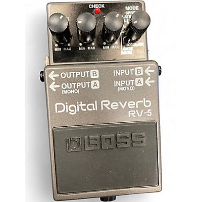 Used BOSS RV5 Digital Reverb Effect Pedal