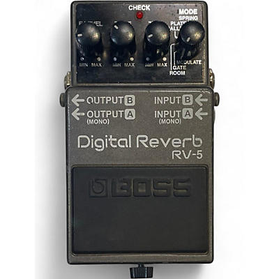 Used BOSS RV5 Digital Reverb Effect Pedal