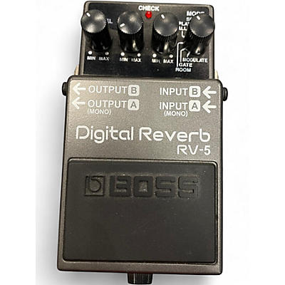 Used BOSS RV5 Digital Reverb Effect Pedal