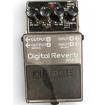Used BOSS RV5 Digital Reverb Effect Pedal